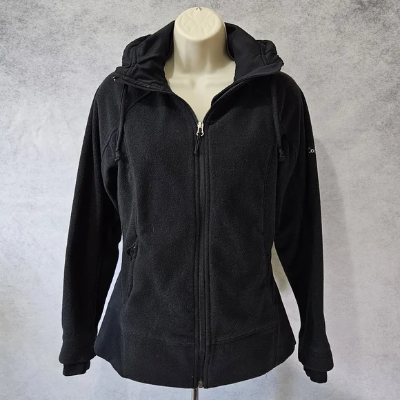 Vintage COLUMBIA SPORTSWEAR Black Full Zip Hoodie - Picture 3 of 12